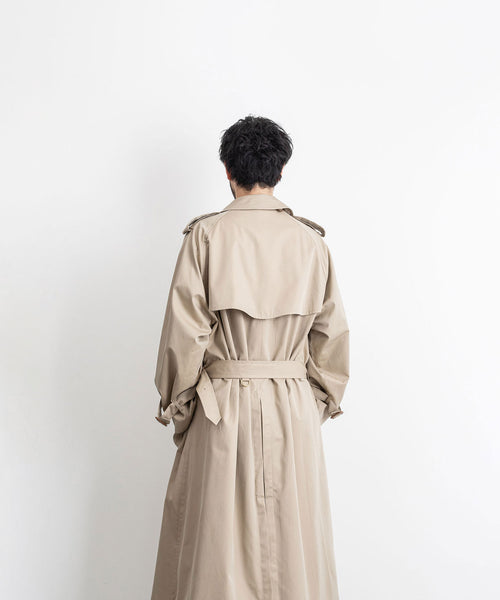 INTÉRIM / インテリム23SSの傑作 HYPER BIG GIZA GABERDINE TRENCH