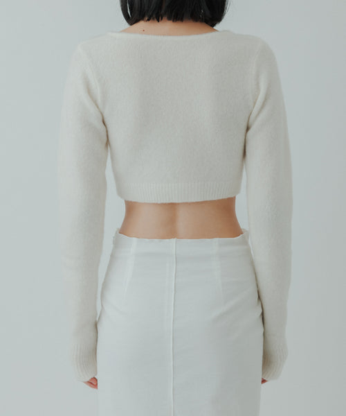 BIOTOP(ビオトープ) / 【yo BIOTOP】Cashmere hock cardigan (トップス