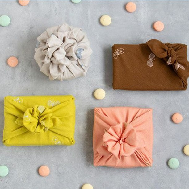 Cho Musubi - 48 Mina Perhonen Linen Embroidery L choucho Brown