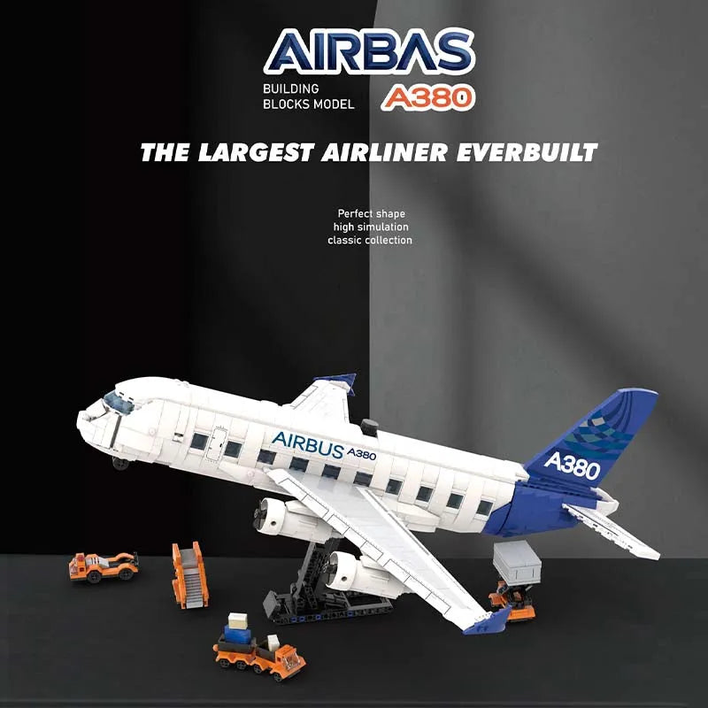 Creator Expert MOC Airbus A380 Building Blocks Set