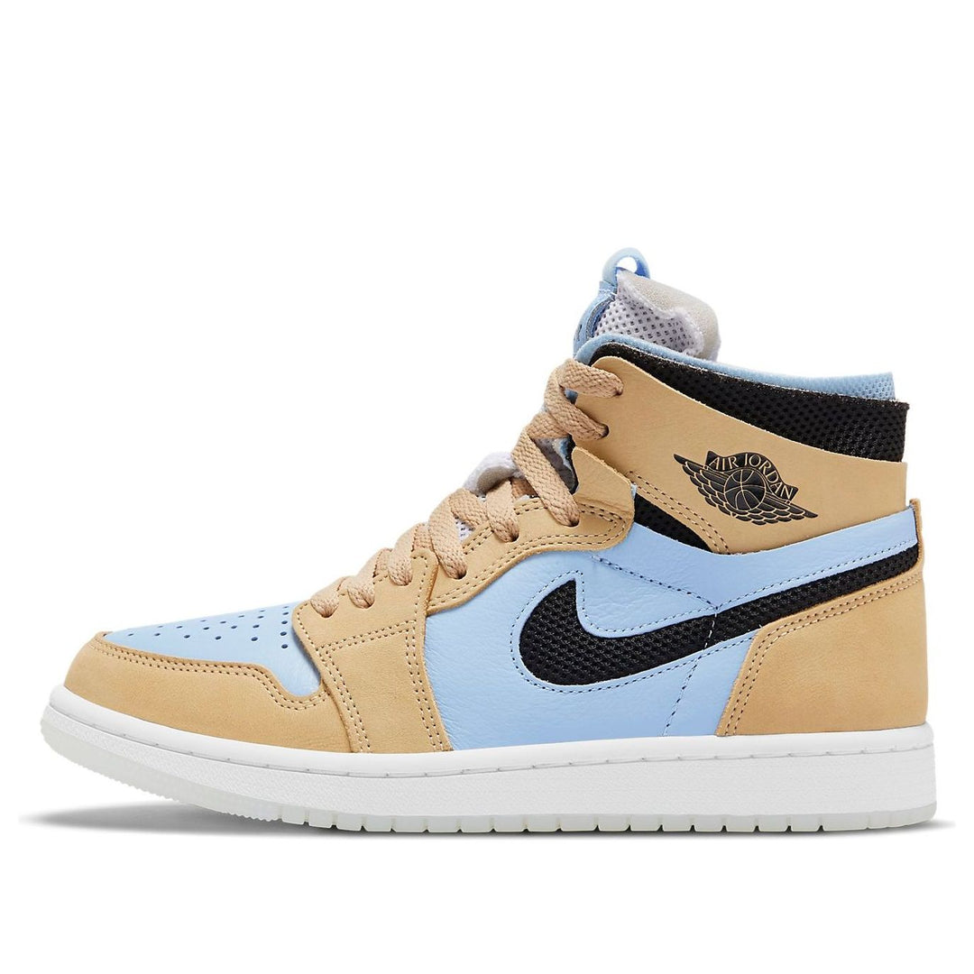 WMNS) Air Jordan 1 High Zoom Comfort High 'Psychic Blue Sesame