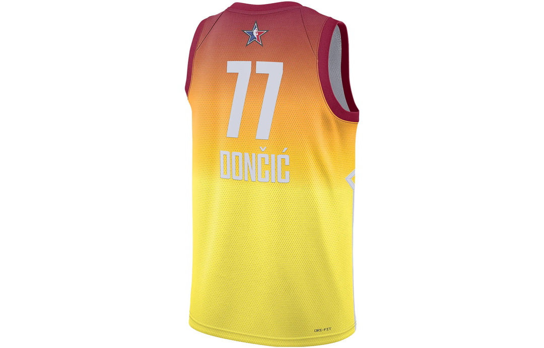 Air Jordan x NBA All-star Weekend Luka Doni Jersey 'Orange Yellow