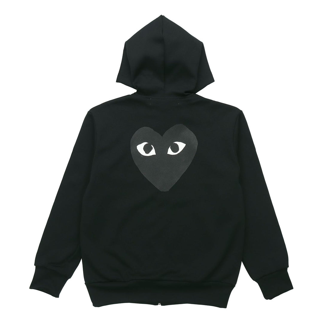 COMME des GARCONS PLAY Zip Up Hoodie 'Black' AZ-T254-051-1