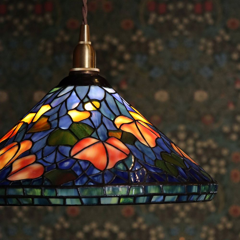 ステンドグラス シェード IVY (Ten Light)【灯具C】 JJ1-SL346