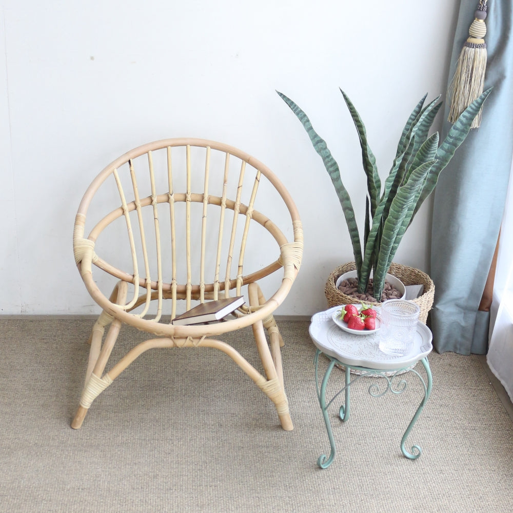 軽くてオシャレ♪ ラタンラウンドチェア AX1-TE728 – アンティーク家具