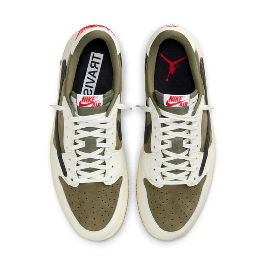 DM7866 200 Air Jordan 1 Retro Low OG SP Travis Scott Medium Olive