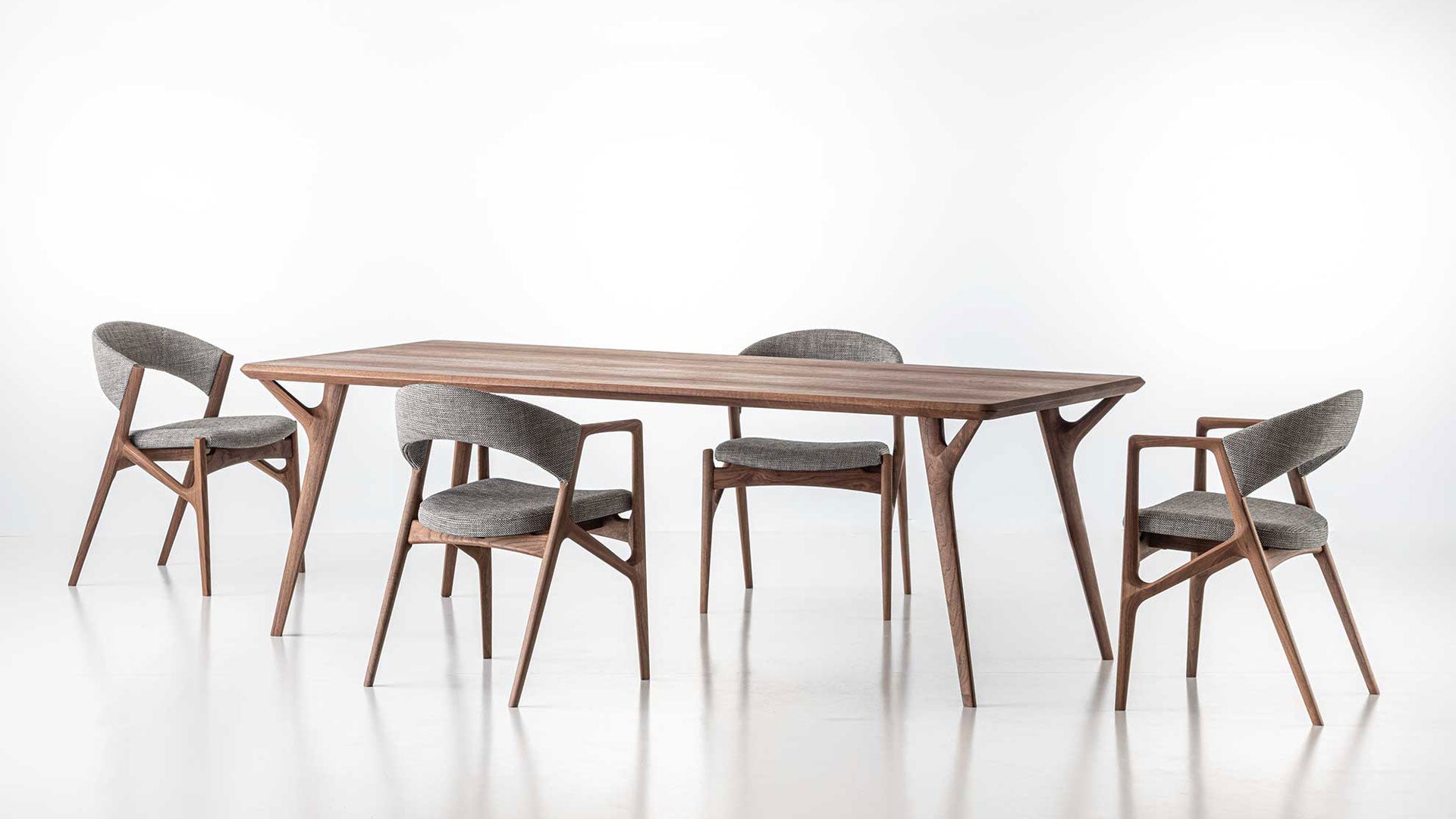 Owlダイニングテーブル / W2200・D900 / R04540G – 冨士ファニチア