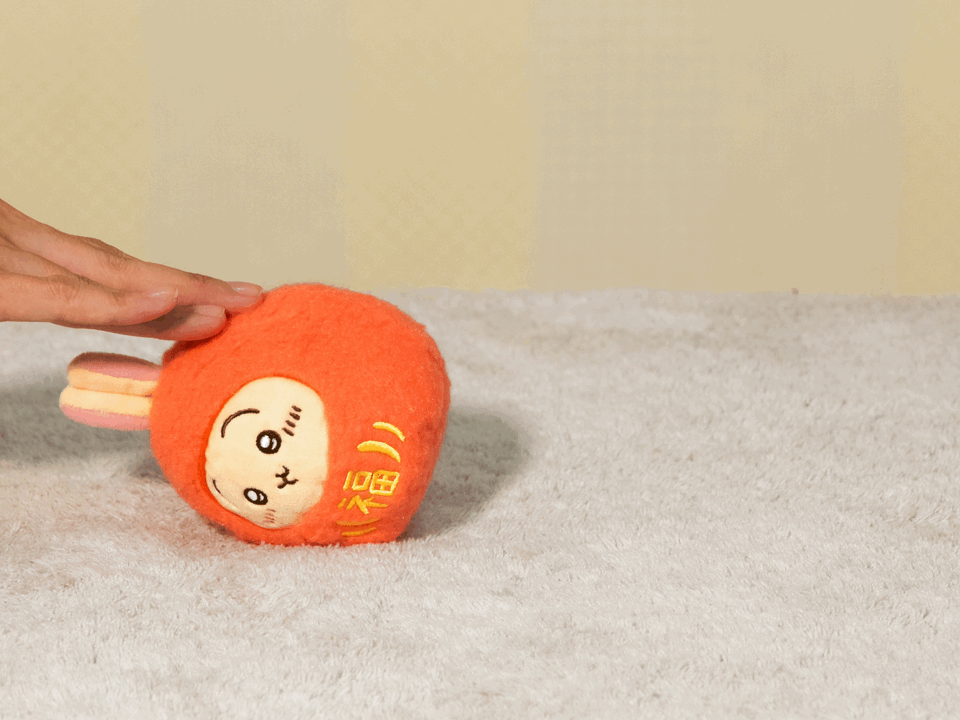 ちいかわ だるまになっちゃった！ころりん起き上がりこぼしぬいぐるみ