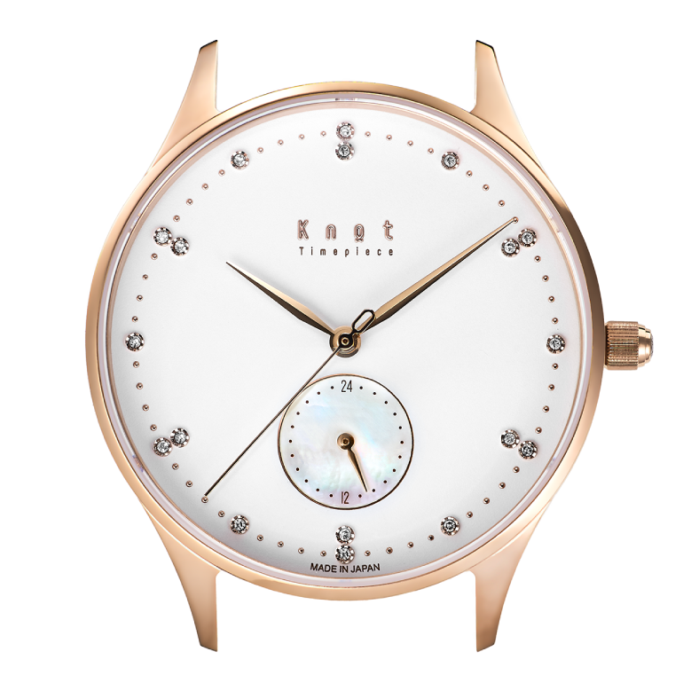 Knot CJ-36RGWH 腕時計 メンズ レディース クォーツ ローズゴールド