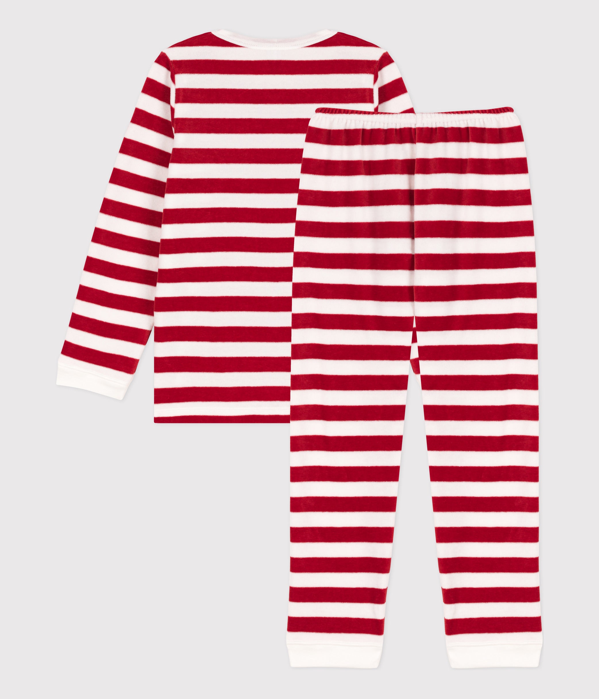 キッズ】ベロアボーダー長袖パジャマ | ベビー服・子供服通販のPETTIT