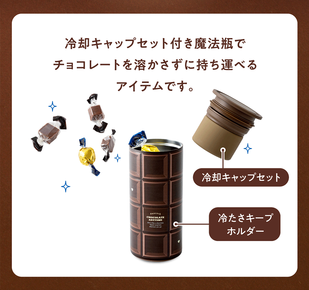 チョコレート魔法瓶 (ABZ-11) – ピーコック魔法瓶公式オンラインショップ