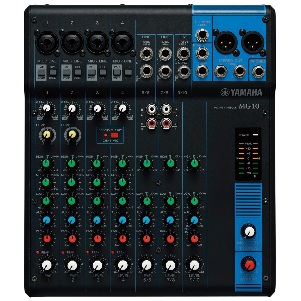 Yamaha MG10XU 10-Channel Compact Stereo Mixer and USB Audio