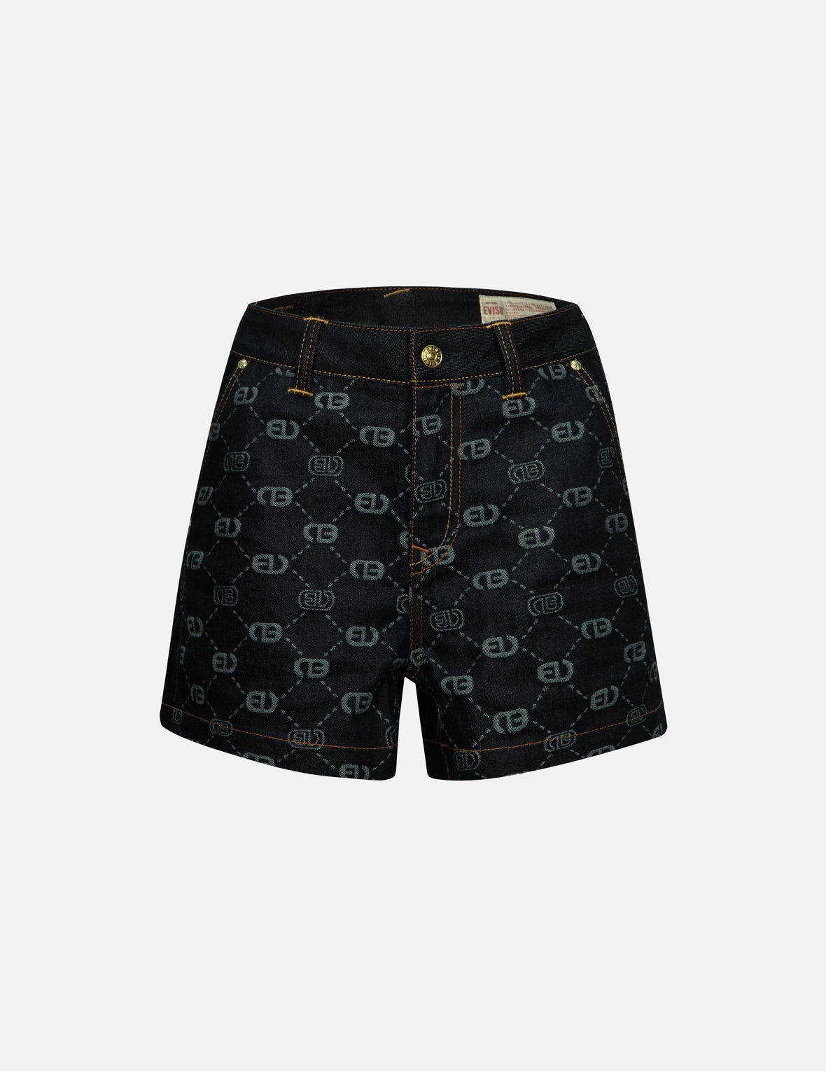 マルチポケットファッションフィットデニムショーツ – EVISU