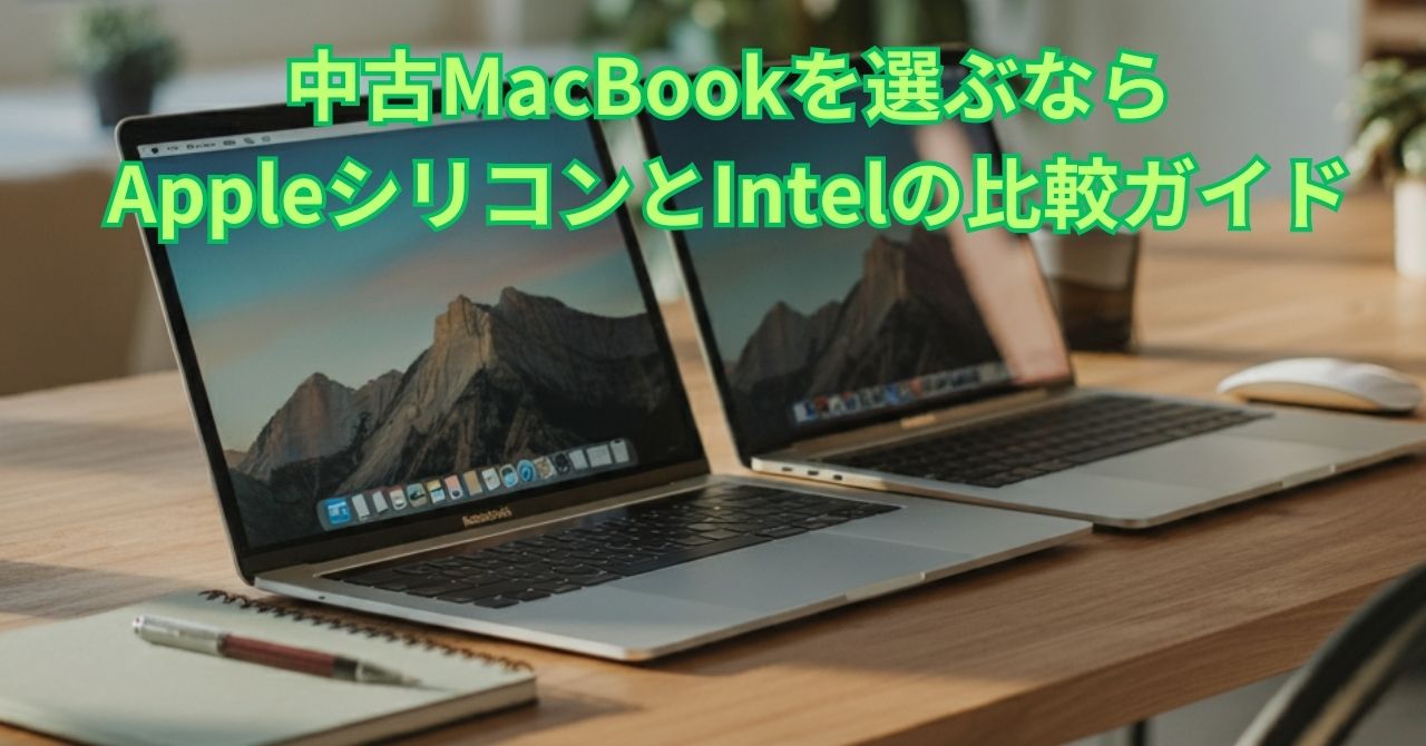 中古MacBookを選ぶなら：AppleシリコンとIntelの比較ガイド – 秋葉館