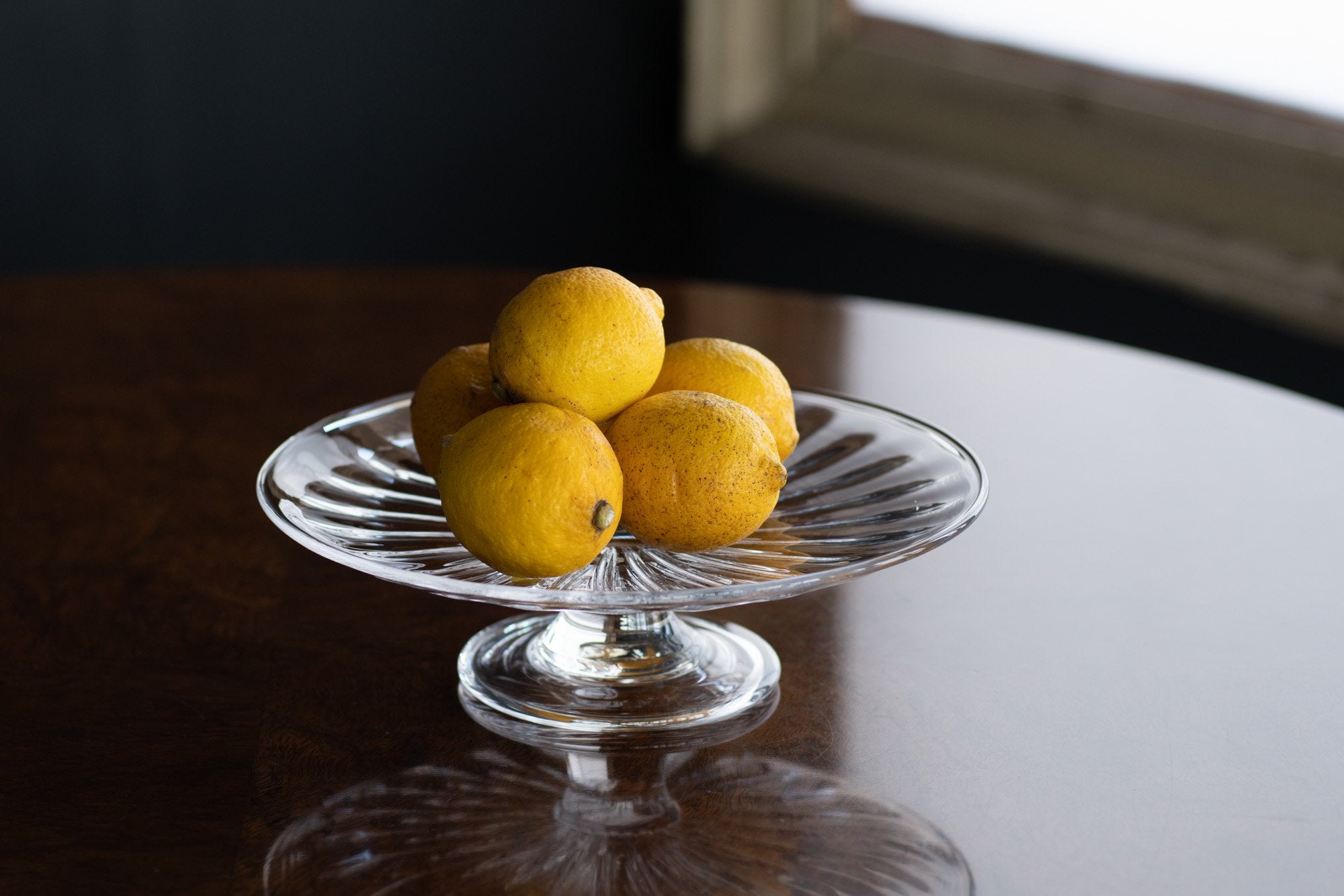 クリアコンポート｜ガラス工房 橙