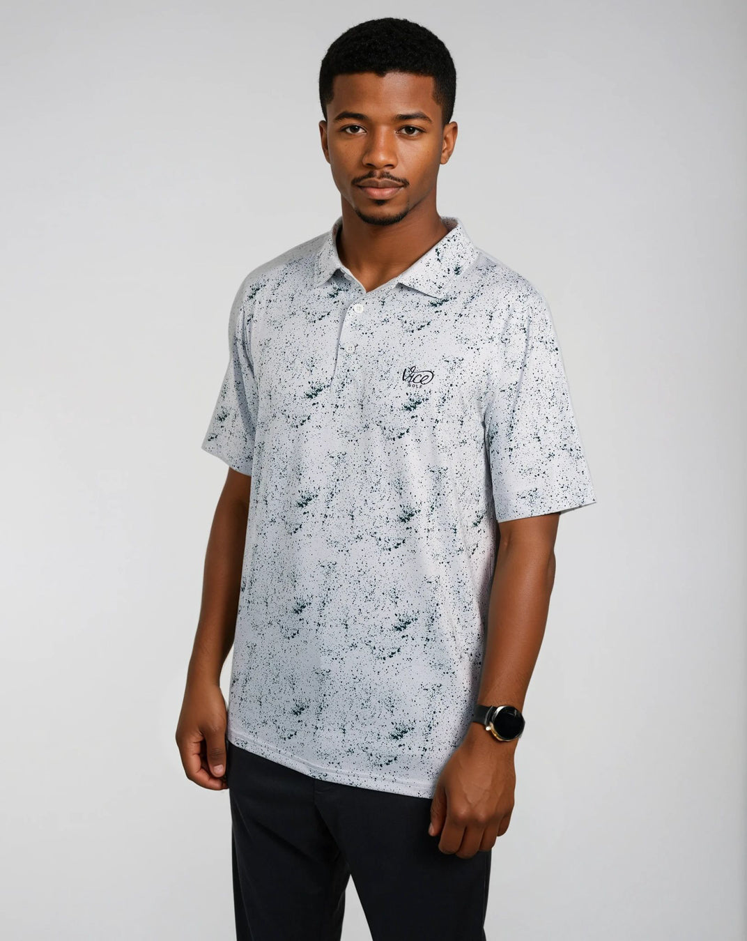 Drip Polo White/Green