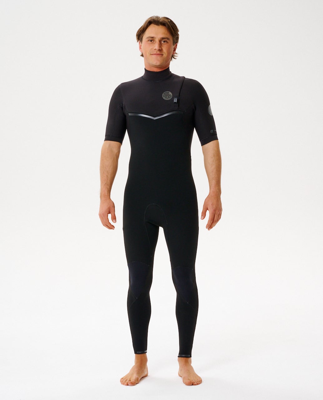 Mens Dawn Patrol 2/2 Short Sleeve Chest Zip Wetsuit – Rip Curl