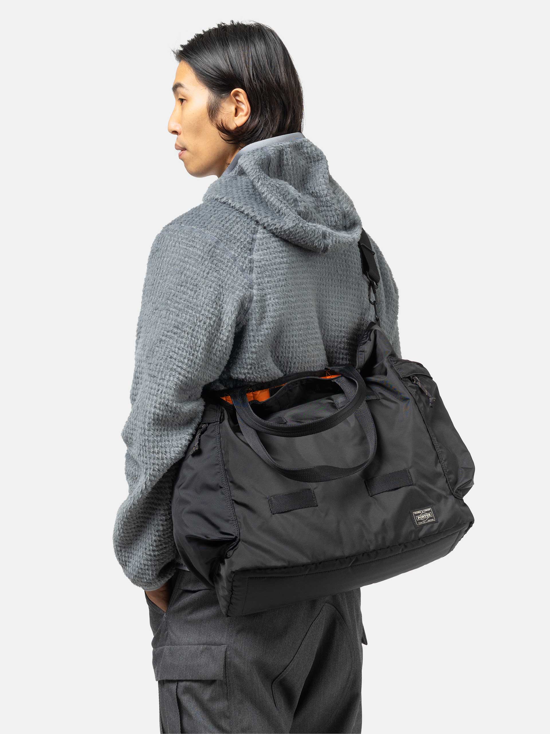 PORTER TANKER Carrying Tote Bag Black | HAVEN