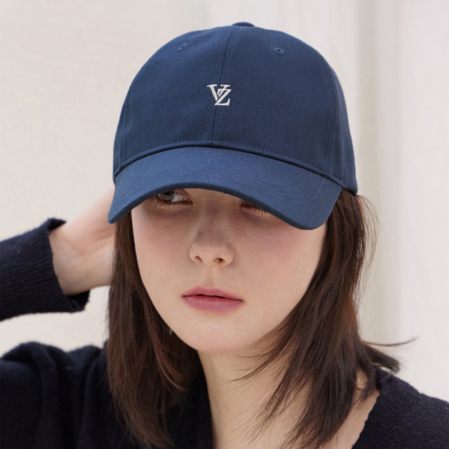 VZ ミニマルロゴボールキャップ / ネイビー - VARZAR | 60% - アジア