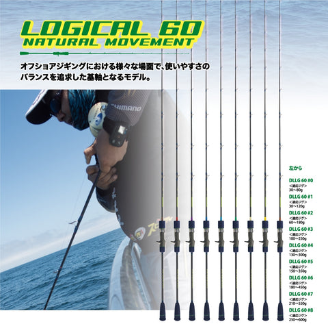 Slow Pitch Jigging Rod - Deep Liner - LOGICAL 60 – The Fishermans Hut