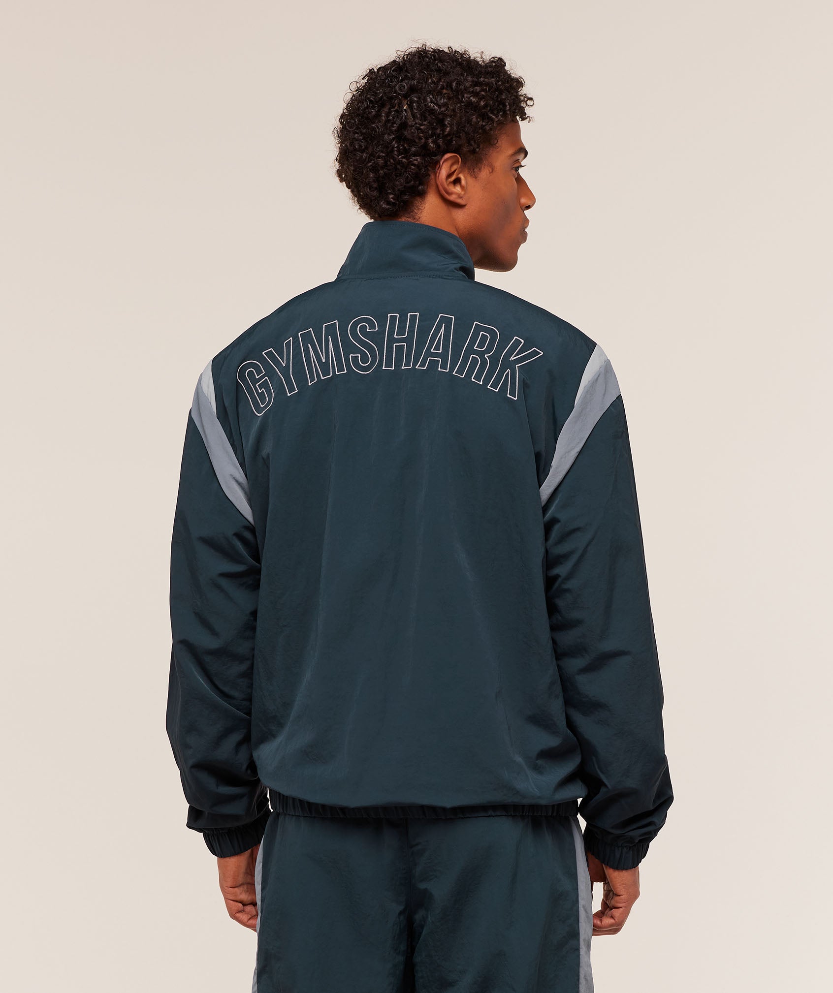 Gymshark Arrival Woven Full Zip Jacket - Black | Gymshark