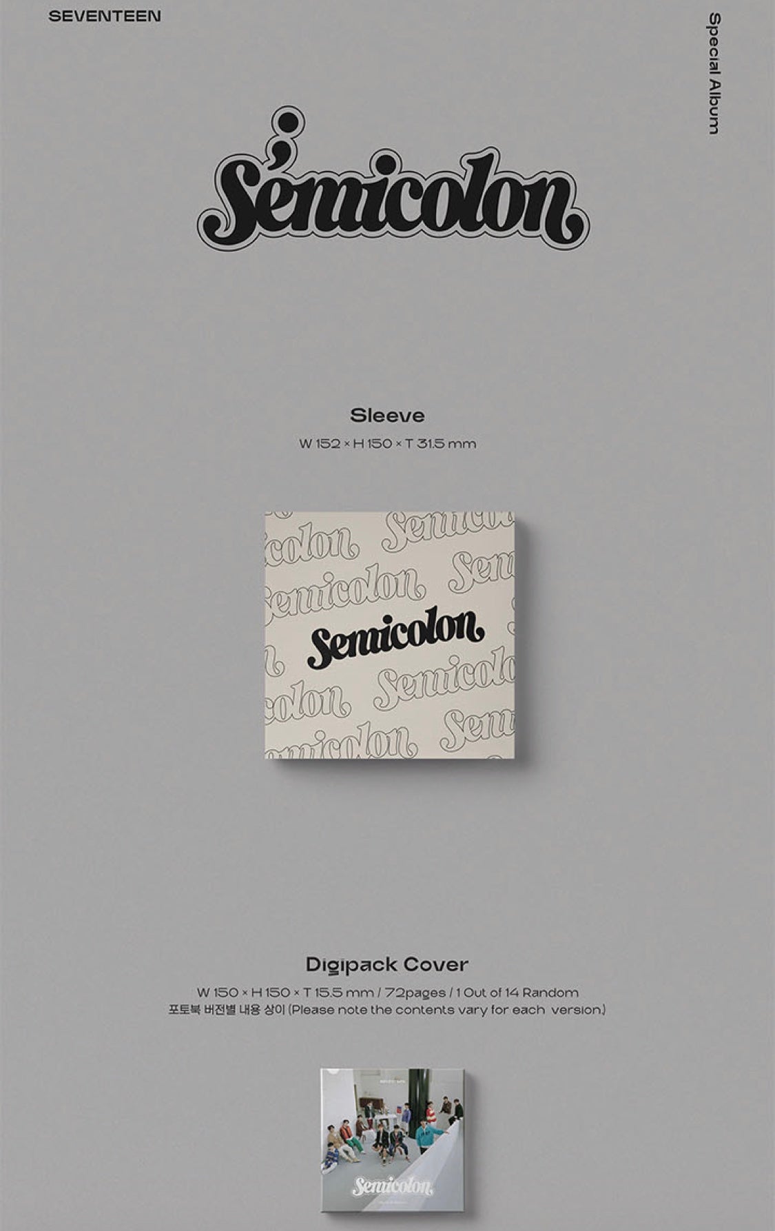 SEVENTEEN] Semicolon – krmerch