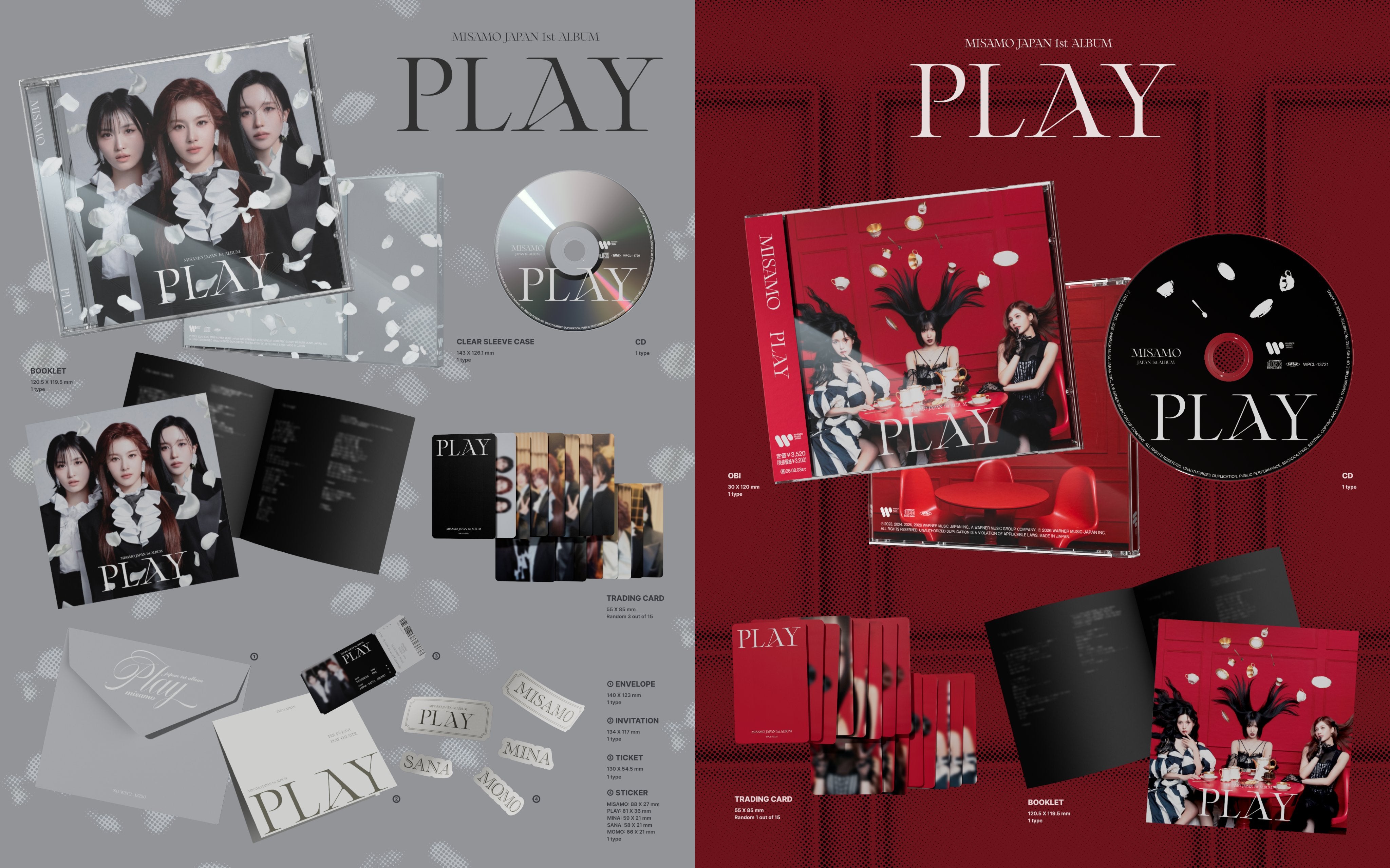 PRE-ORDER] MISAMO (TWICE 미사모) 1st Japanese Album - [PLAY] – EVE