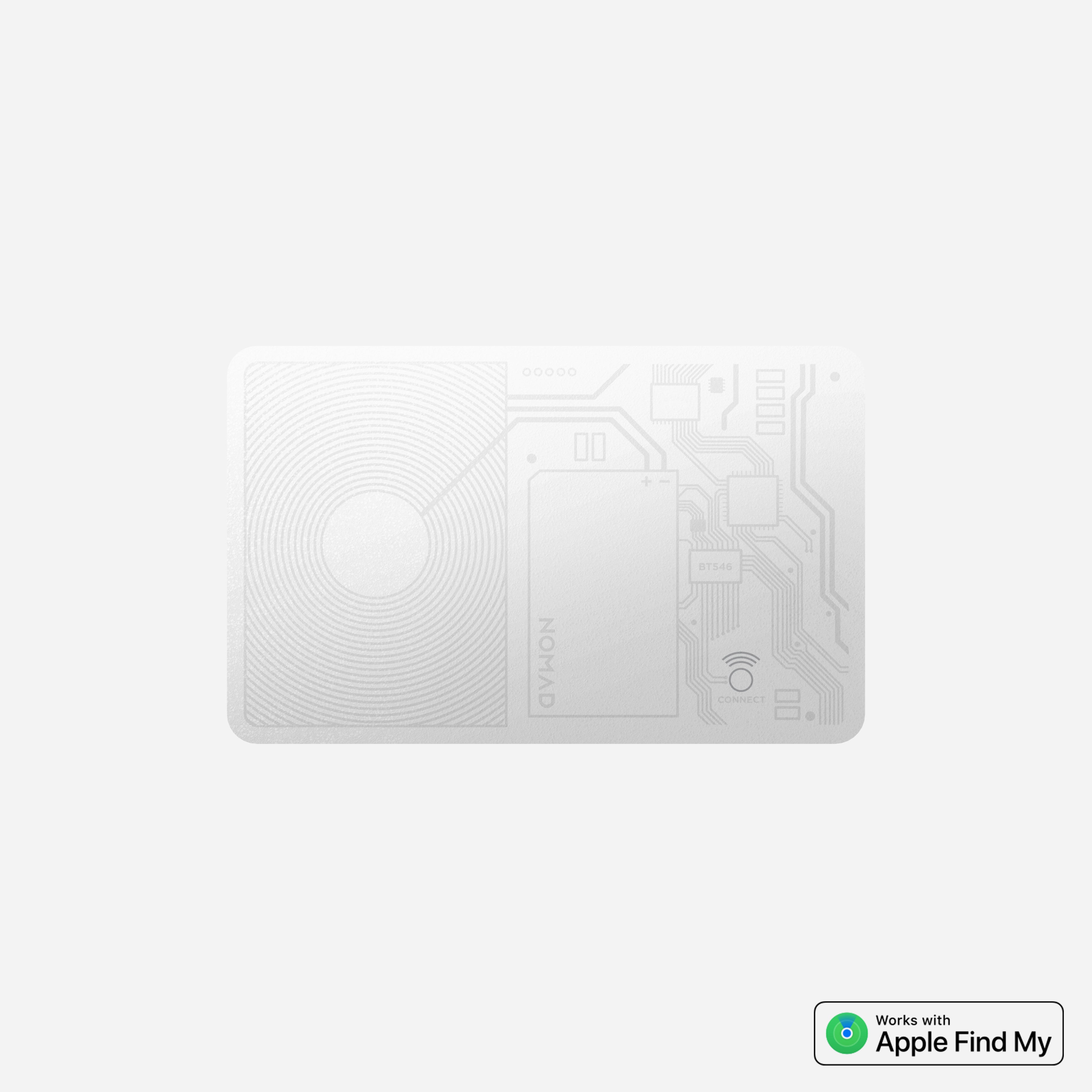 Tracking Card - Find My | White | NOMAD®