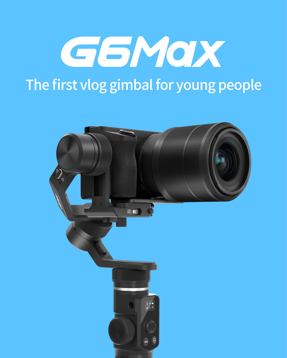 Feiyu G6 Max New 3-Axis USB Cable and Wi-Fi Control Stabilized