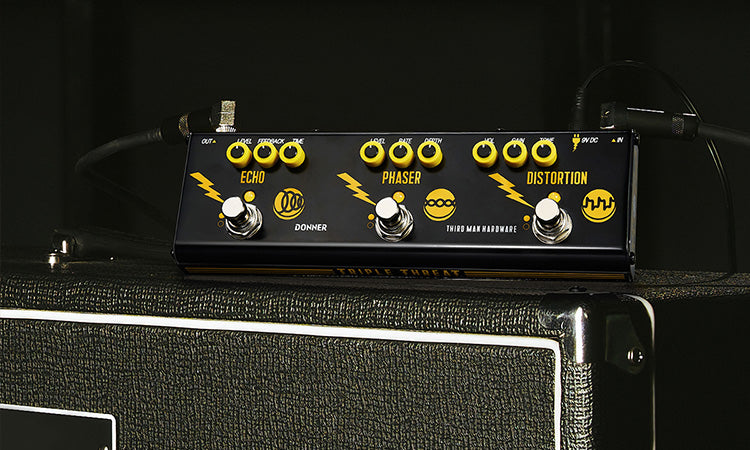 Triple Threat 3-in-1 Analog Multi-Effects Pedal Donner X Third Man