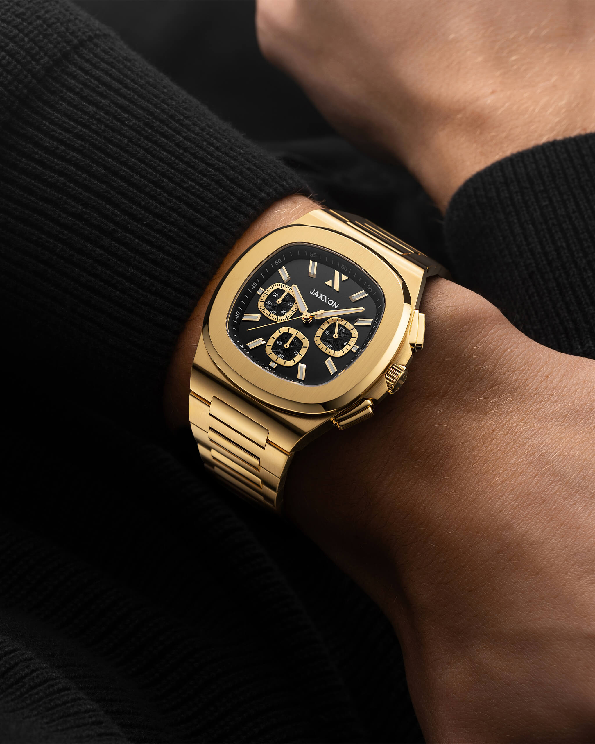 JX1 Chronograph Watch - Gold - JAXXON