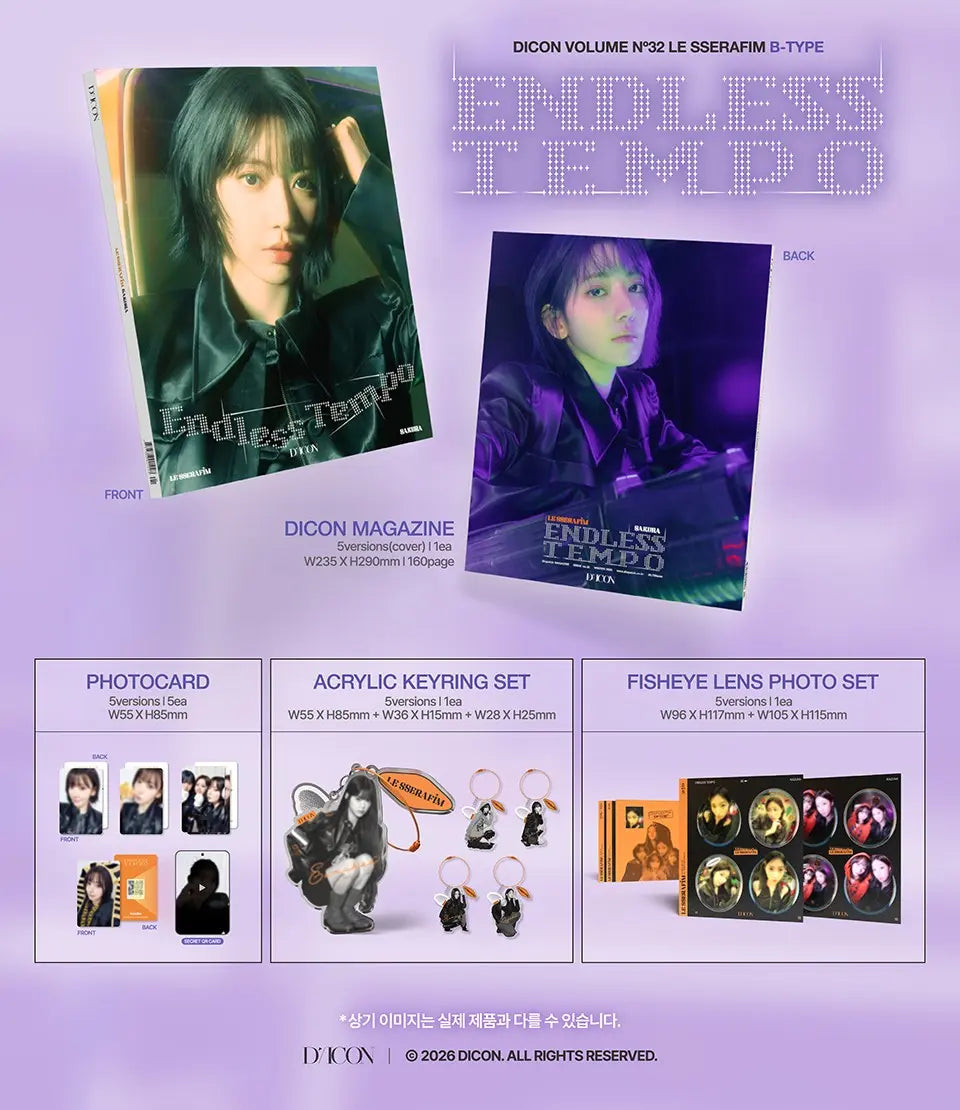 Pre-Order] D-Icon Issue N°32 LE SSERAFIM Limitless Rhythm