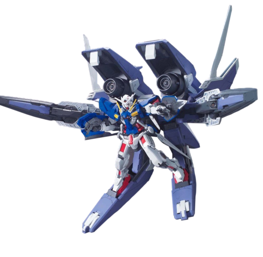Bandai HG00 013 GN Arms Type E + Gundam Exia (Trans-Am Mode) - Newtype