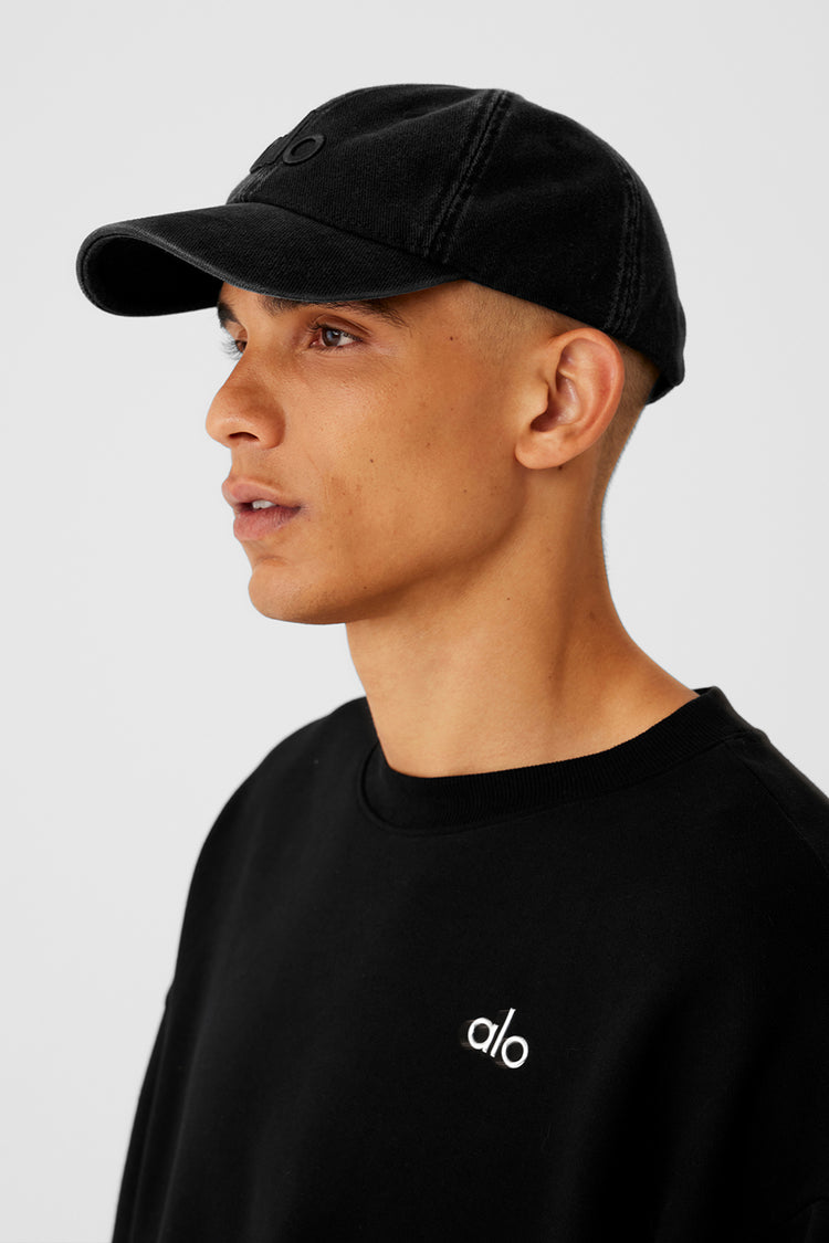 Washed Off-Duty Cap - Vintage Black | ALO
