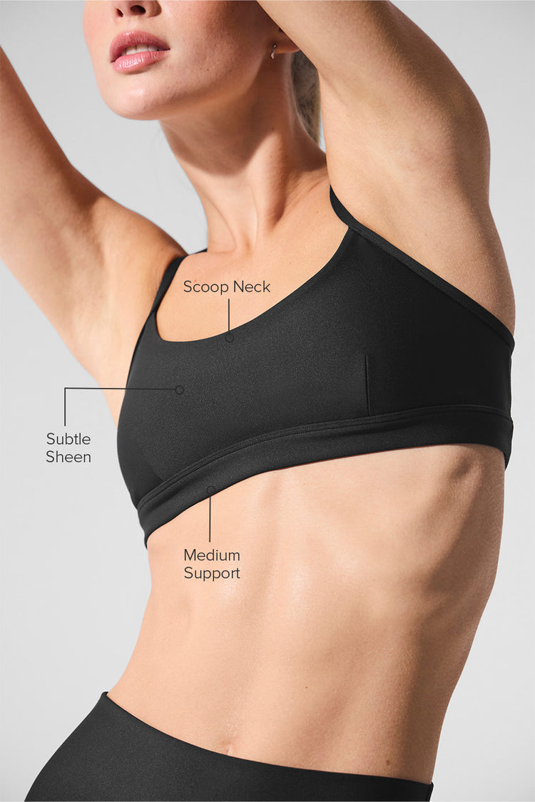 Airlift Intrigue Bra - Black | ALO