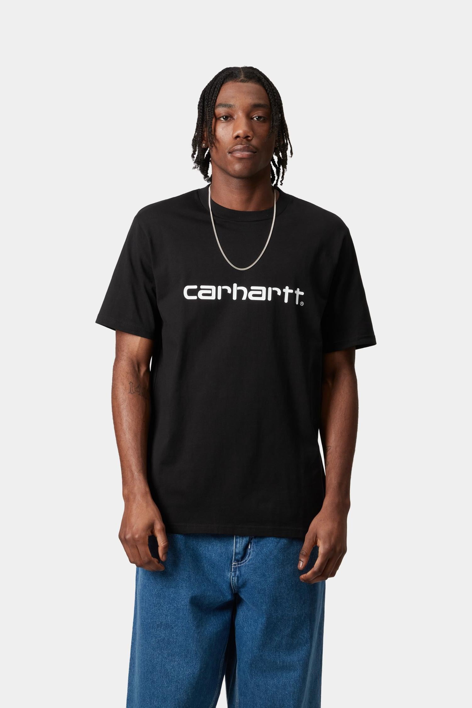 Carhartt WIP Script T-Shirt | Black | Official Carhartt WIP Online