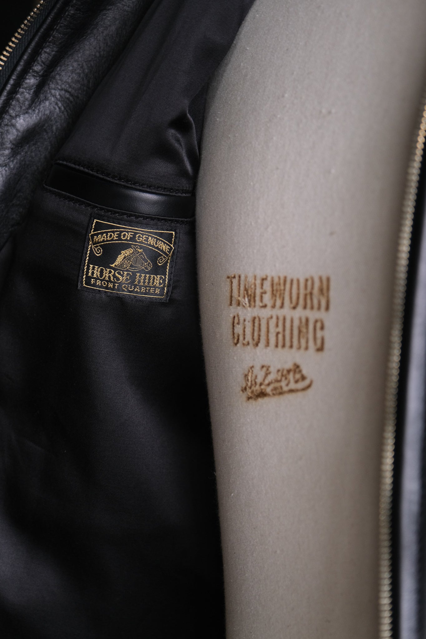 At Last & Co. Lot 762 Leather Togs Horsehide Jacket – BROGUE