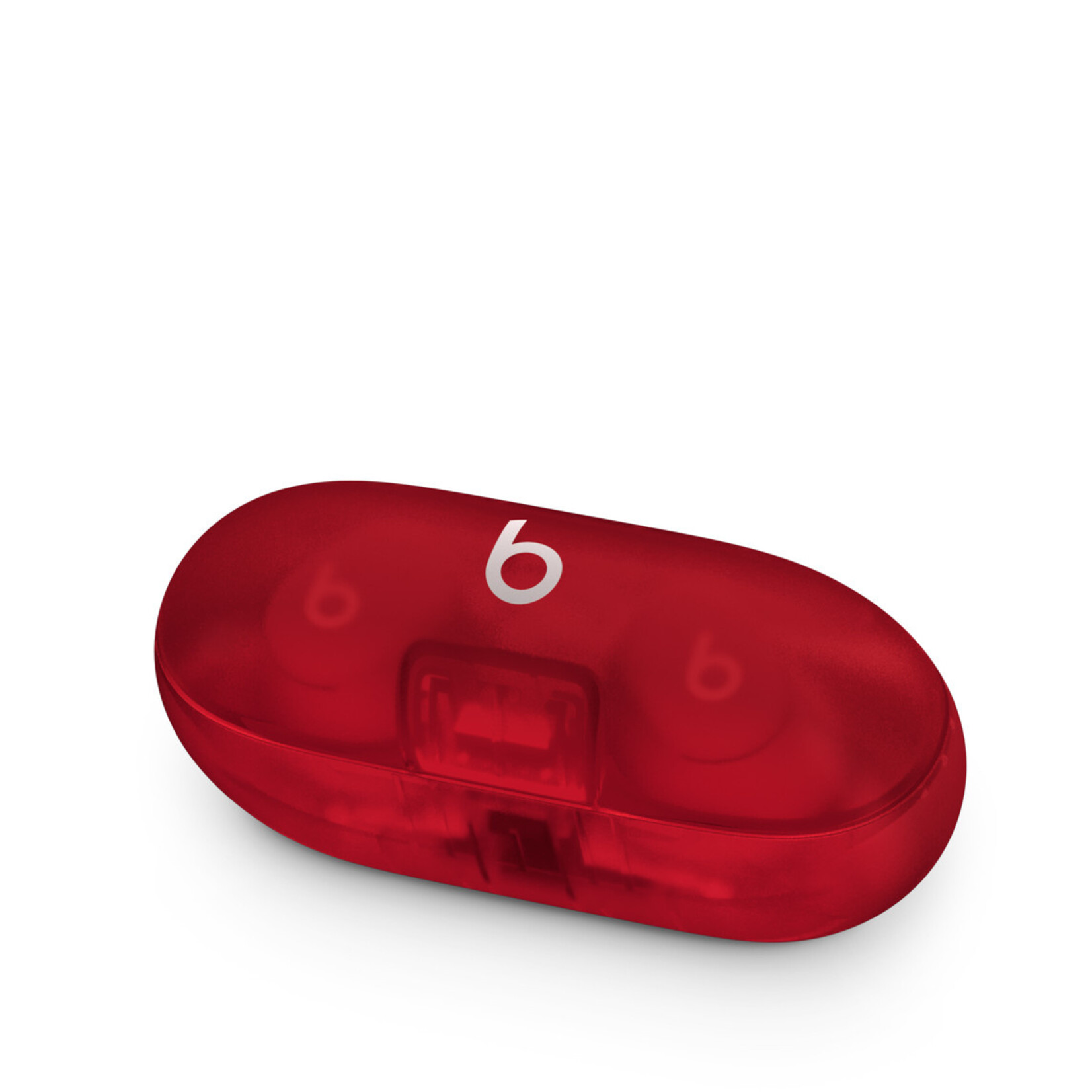 Beats Solo Buds-Transparent Red - middstore