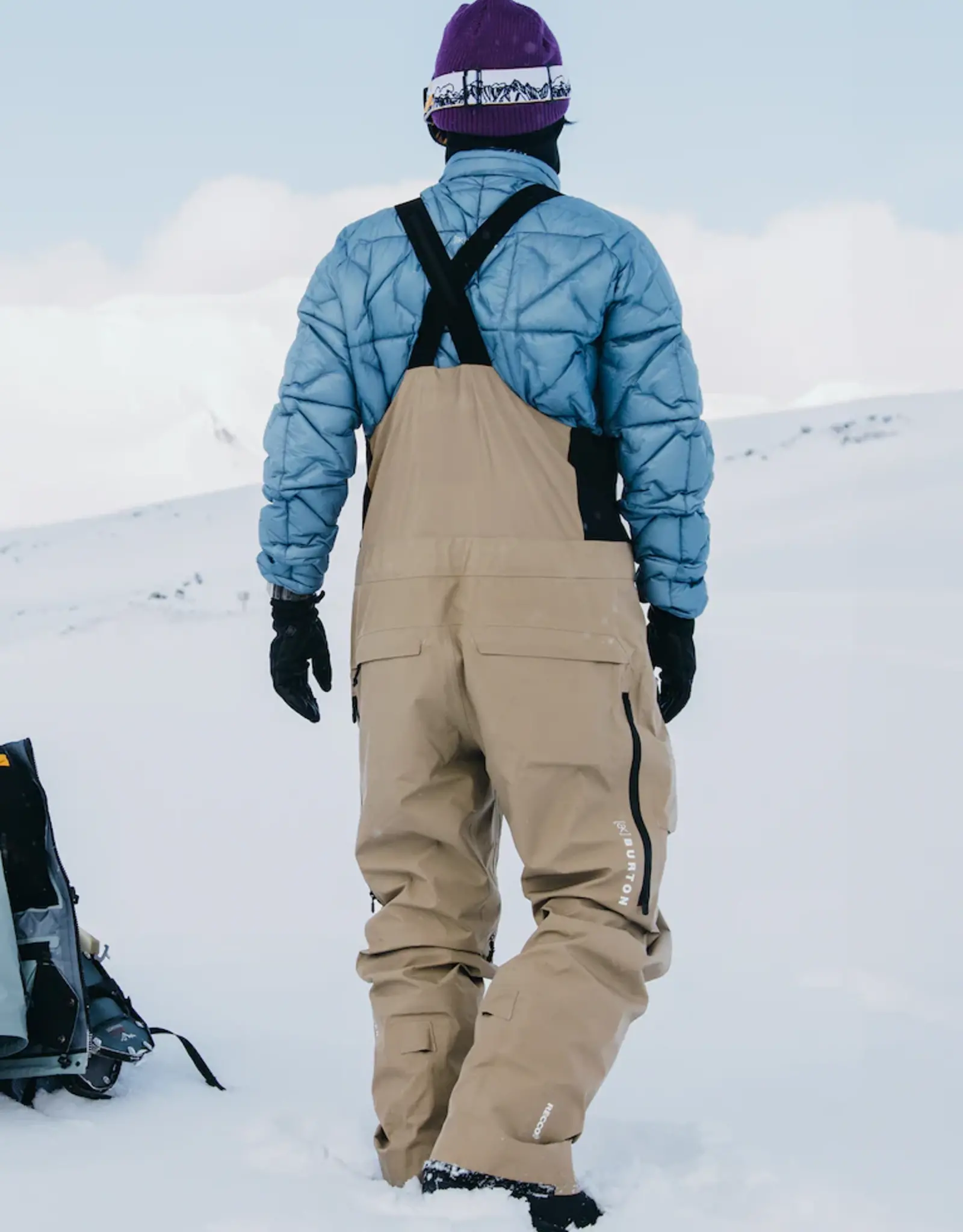2025 Burton AK Freebird GORE-TEX 3L Snowboard Bib Pant - Radio