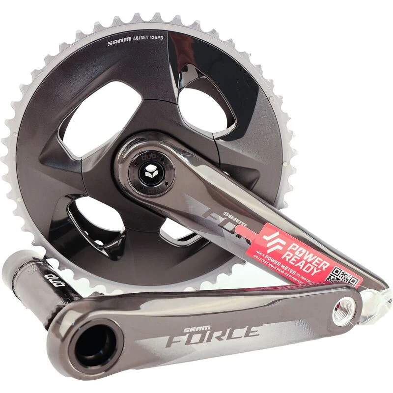 SRAM Force AXS 48/35t 172.5mm Crankset, DUB Spindle, D1 - The Cyclery