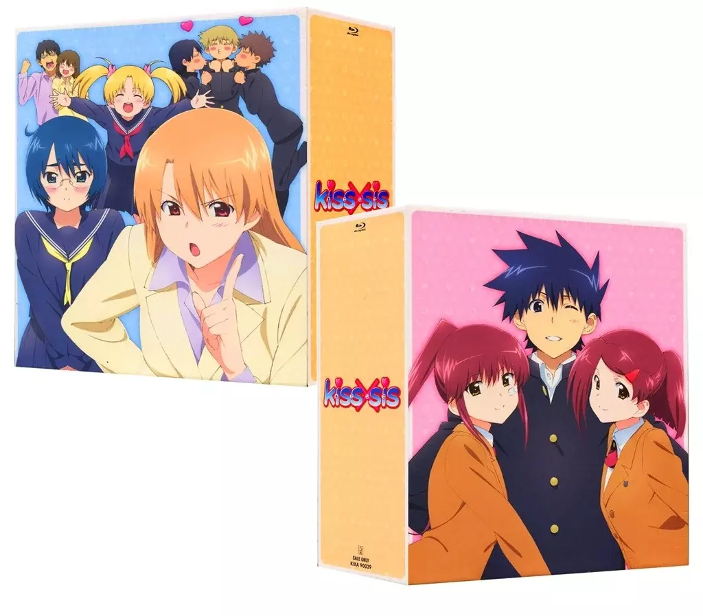 kiss×sis Blu-ray 4巻BOXセット　〈数量限定生産版〉 Yahoo!オークション - 未開封品 [全4巻セット]kiss×sis 1~4(数量限定