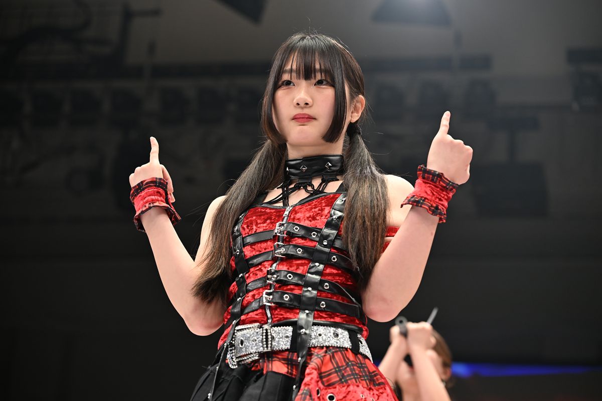 スターダム】古沢稀杏が羽南相手にデビュー戦で闘志を爆発「感極まって