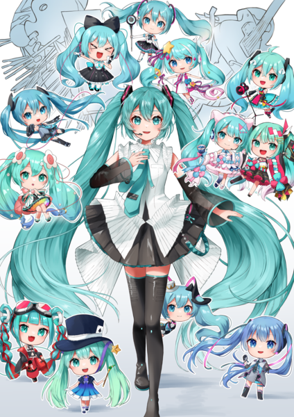 イラスト「初音ミク生誕祭イラスト2023」