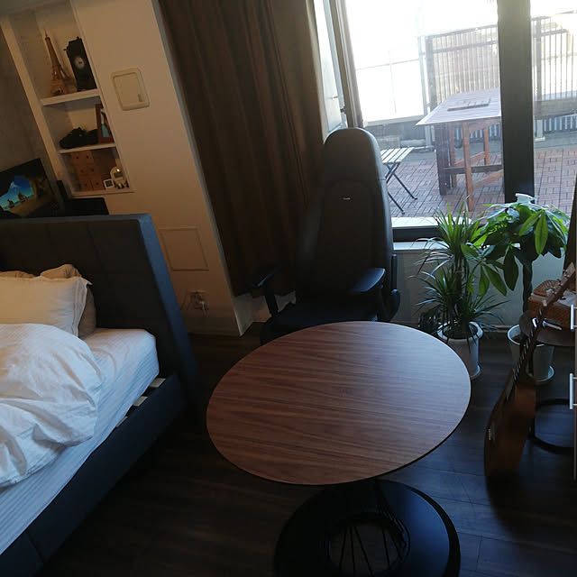 ニトリ ダイニングテーブル(コルーナ ウォルナット) - 通販 | 家具と