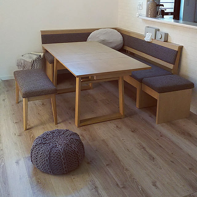 送料無料】 シギヤマ JUST ジャスト LD4点セット《120伸長テーブル+120