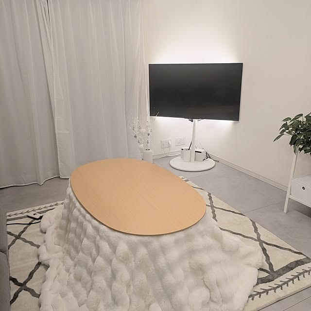 無印良品こたつ 楕円形こたつ布団のおすすめ商品とおしゃれな実例