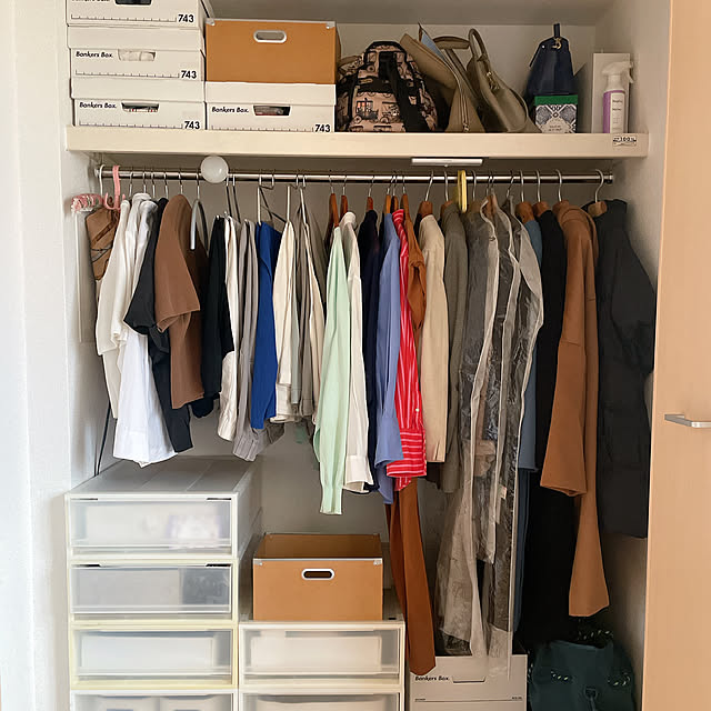 クローゼット整理のおすすめ商品とおしゃれな実例 ｜ RoomClip（ルーム