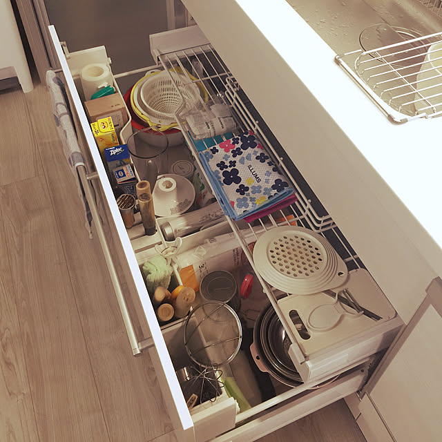 アシストポケットシェルフ付き/LIXIL AS/LIXILキッチン/シンク下収納