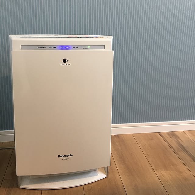 パナソニック Panasonic ナノイー 加湿空気清浄機 ホワイト F-VXM55-W