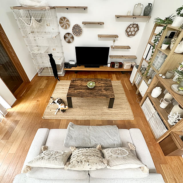 ニトリ [幅105cm] リビングこたつ (フロットC 105 ヴィンテージ